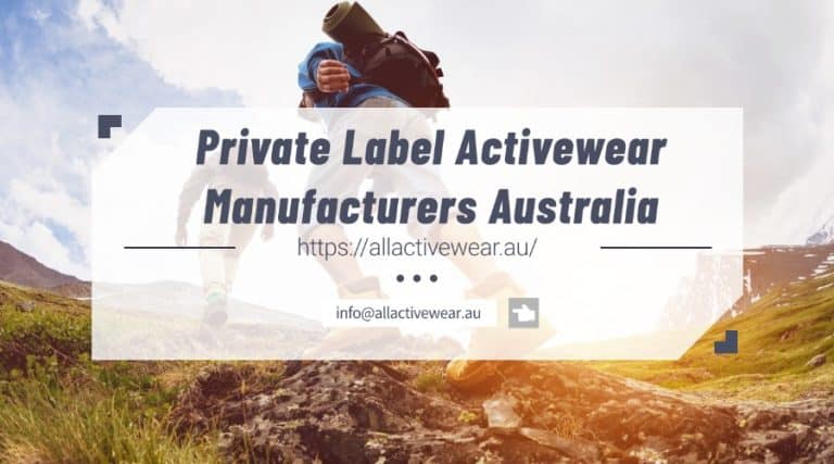 private label activewear manufacturers australia